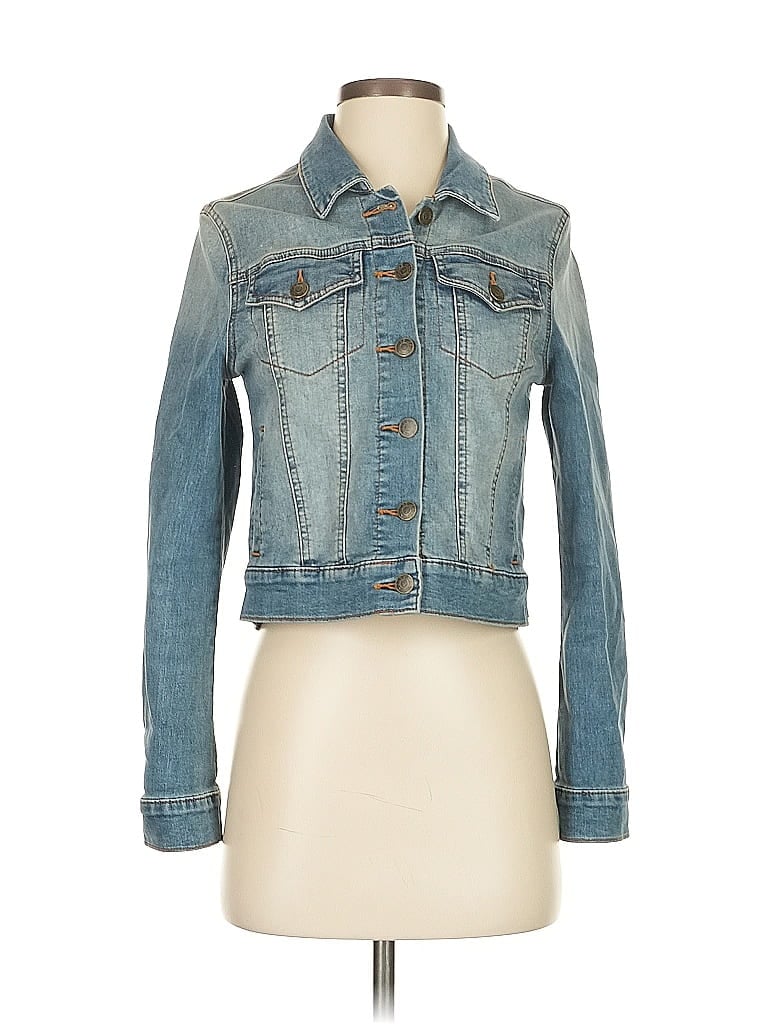 Pre-owned Vigoss Denim Jacket In Blue