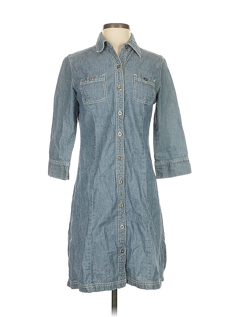 Click to view more detailed imagery on our partner's website Pre-owned Chico's Casual Dress In Blue