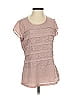 The Limited 100% Polyester Pink Short Sleeve Blouse Size XS (tall) - photo 1