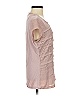 The Limited 100% Polyester Pink Short Sleeve Blouse Size XS (tall) - photo 4
