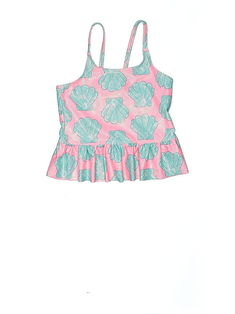 Pre-owned H&m Kids' Sleeveless Top Pink Halter Neckline Tops