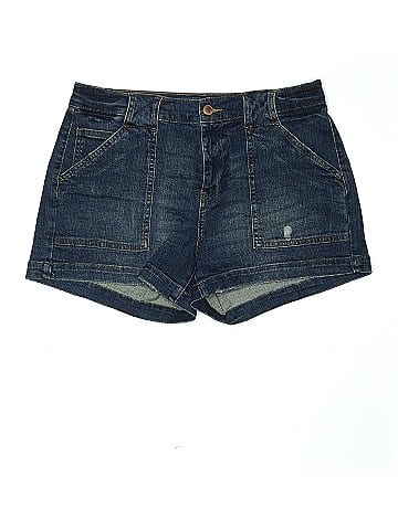 Cosmic Blue Love Denim Shorts (view 1)