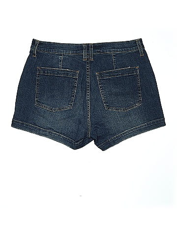 Cosmic Blue Love Denim Shorts (view 2)