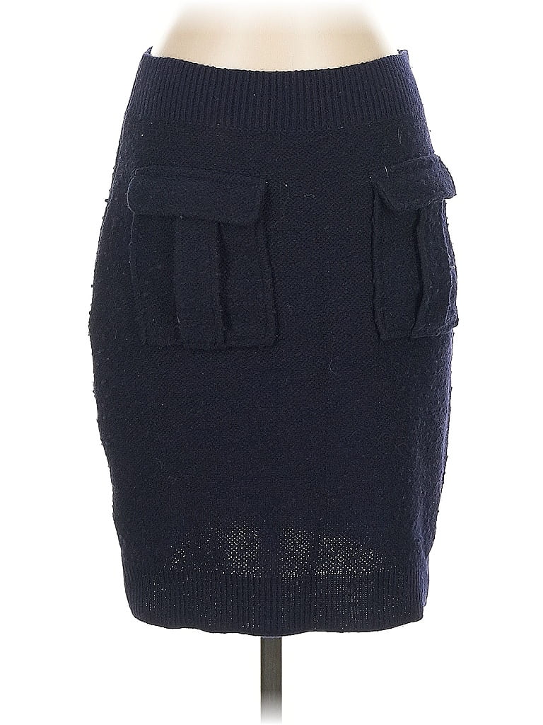 MOTH Pre-owned Wool Skirt In Blue