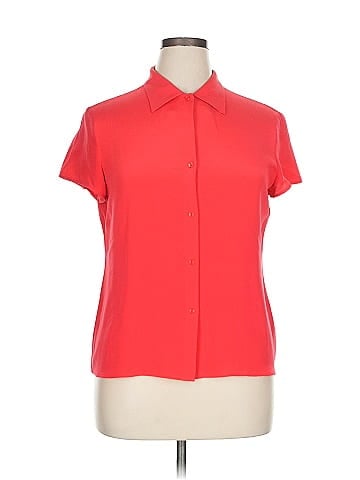 Casual Corner Short Sleeve Silk Top (view 1)