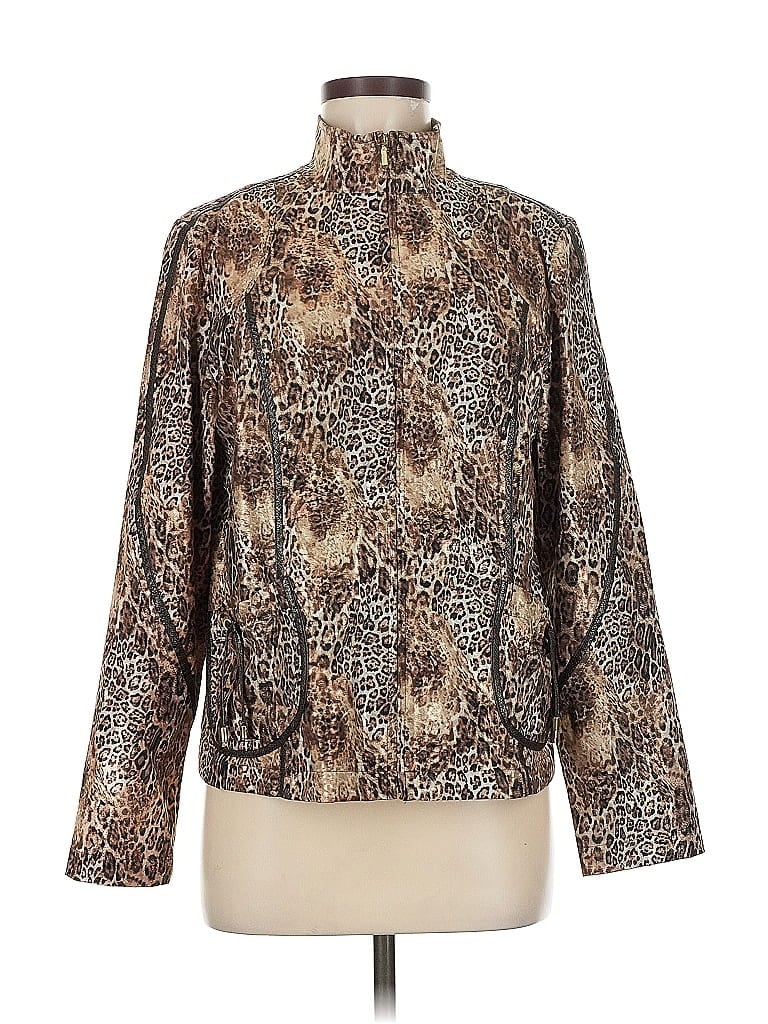 Click to view more detailed imagery on our partner's website Pre-owned Zenergy By Chico's Turtleneck Sweater In Brown