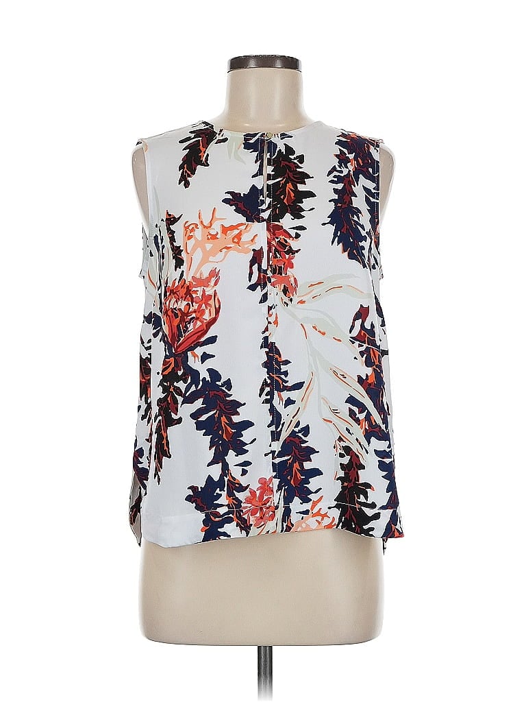 LIZ CLAIBORNE Pre-owned Sleeveless Blouse In White