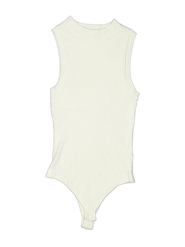 Pre-owned Altar'd State Bodysuit In White