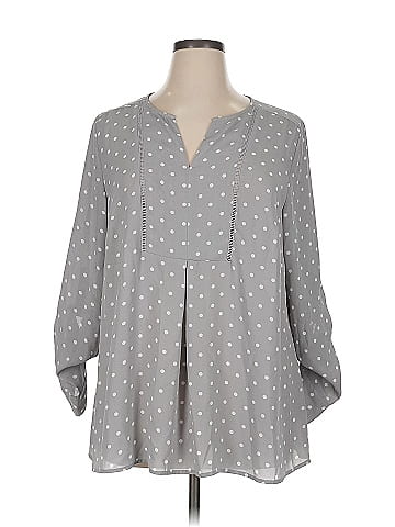 Lane Bryant Outlet 3/4 Sleeve Blouse (view 1)