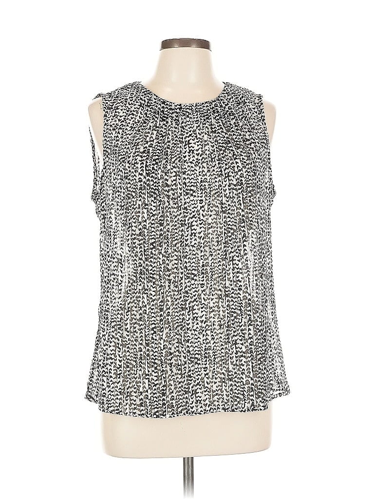 Click to view more detailed imagery on our partner's website Pre-owned Jones New York Collection Sleeveless Blouse In Black