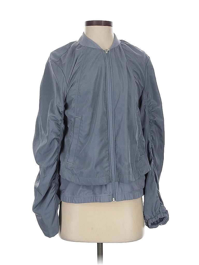 Pre-owned Athleta Jacket In Gray