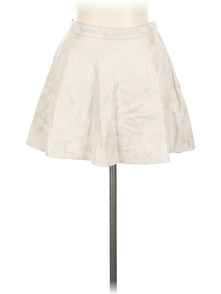 Pre-owned Abercrombie & Fitch Formal Skirt In White