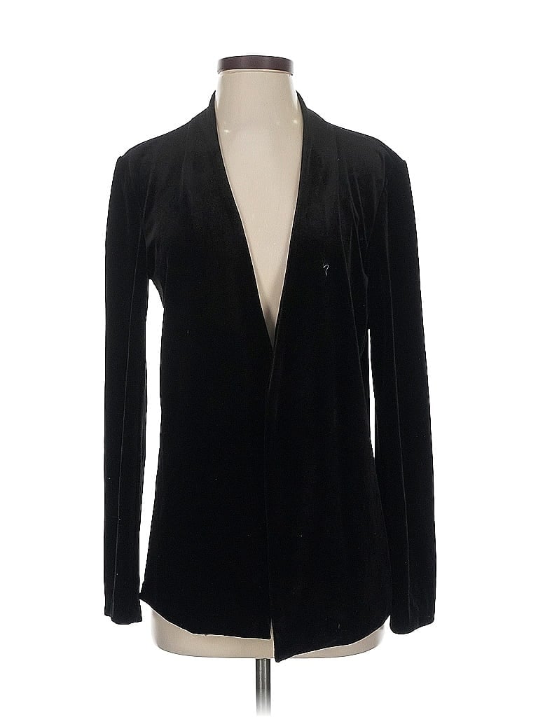 Pre-owned H By Halston Cardigan Sweater In Black