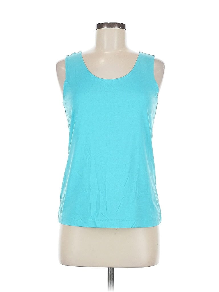 Pre-owned Chico's Active Tank Top In Blue