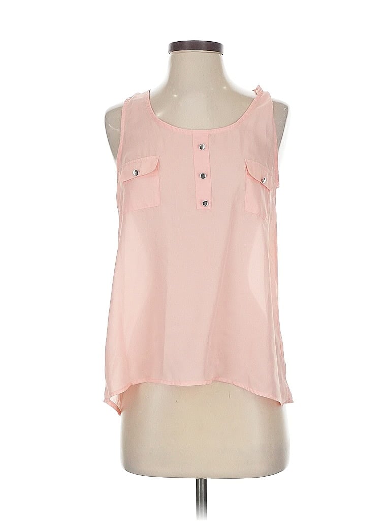 Pre-owned Love J Sleeveless Blouse In Pink