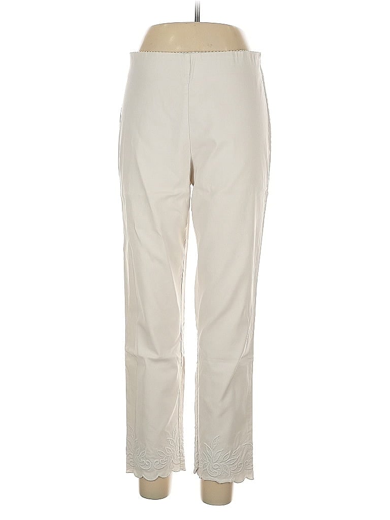 Pre-owned Elle Casual Pants In White