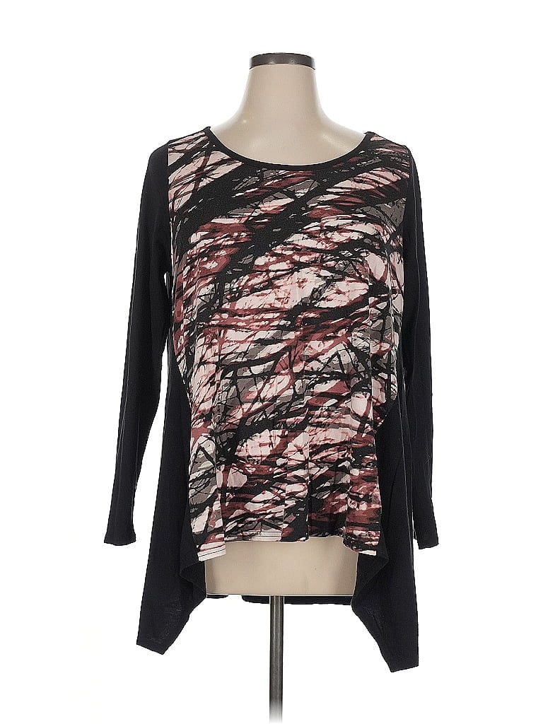 Click to view more detailed imagery on our partner's website Pre-owned Lane Bryant 3/4 Sleeve T-shirt In Black