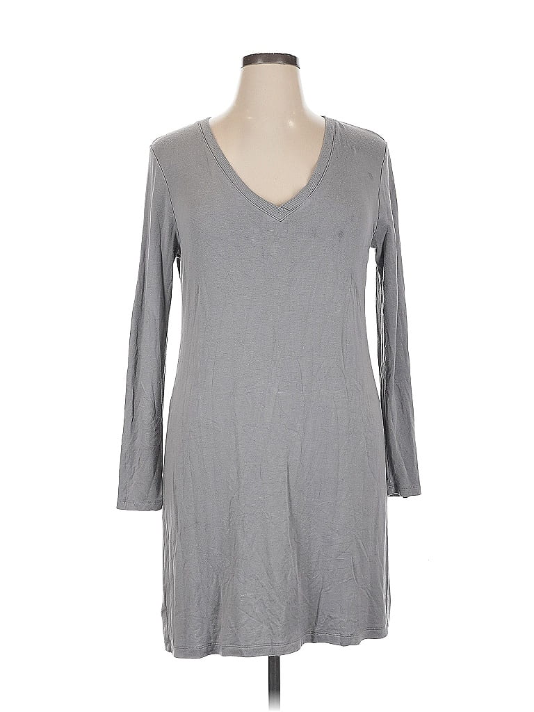 Pre-owned Lou & Grey Casual Dress In Gray