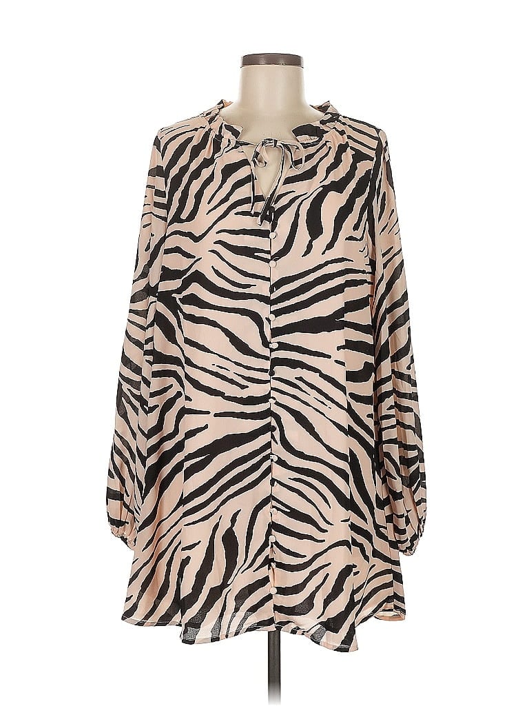 Buddy Love Long Sleeve Blouse In Brown