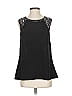 Charlie Jade 100% Polyester Black Sleeveless Blouse Size S - photo 1