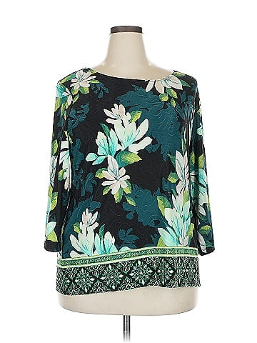 JM Collection 3/4 Sleeve Blouse (view 1)