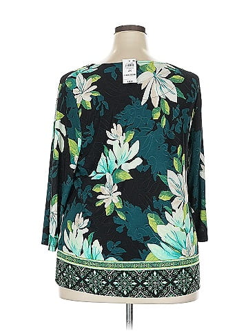 JM Collection 3/4 Sleeve Blouse (view 2)