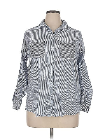 Allison Joy 3/4 Sleeve Button-Down Shirt (view 1)