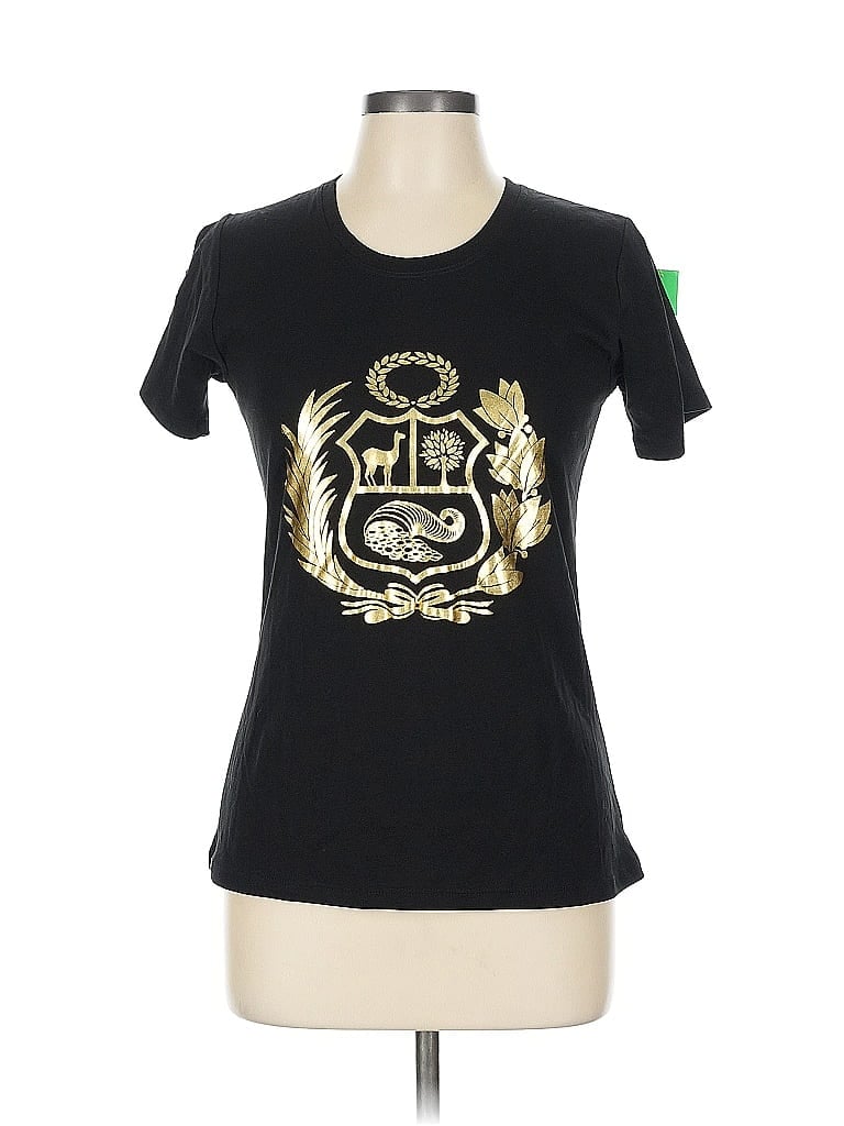 Pre-owned Incotex Short Sleeve T-shirt In Black