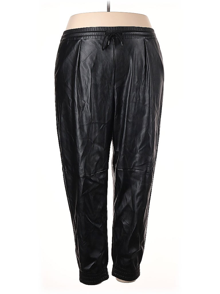 Pre-owned H By Halston Casual Pants In Black