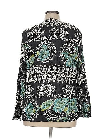 Sunny Leigh Long Sleeve Silk Top (view 2)