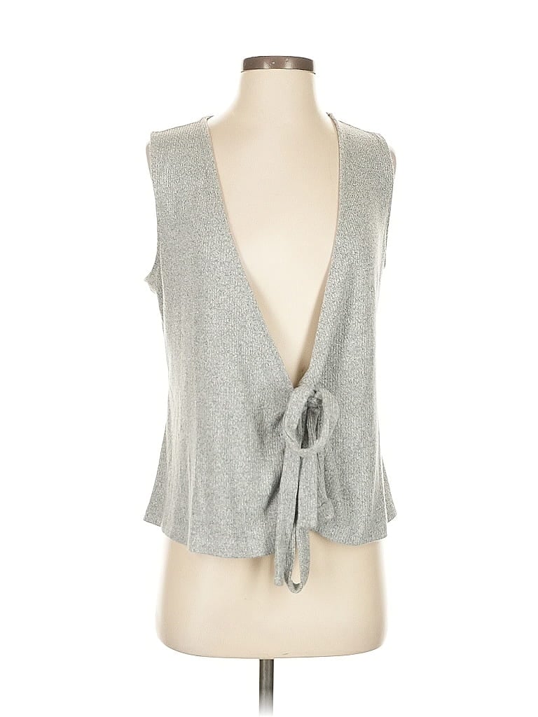 Pre-owned Gap Sleeveless Blouse In Gray