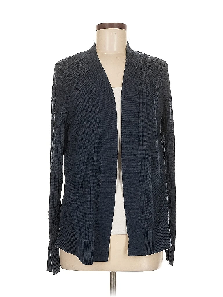 Pre-owned Ann Taylor Factory Cardigan Sweater In Blue