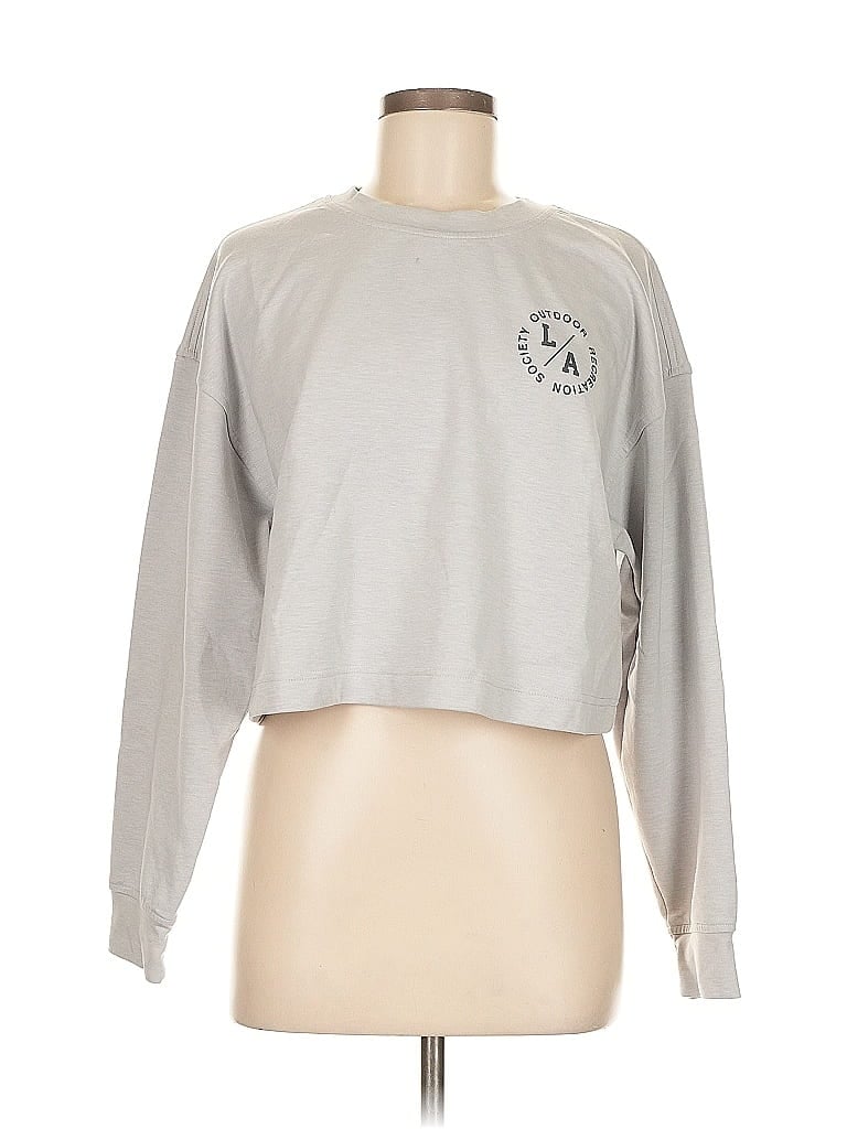 Pre-owned Active By Old Navy Sweatshirt In Silver