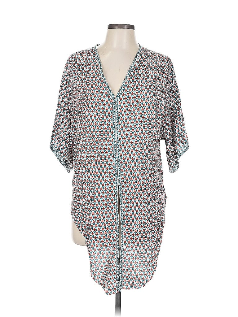 Pre-owned Max Studio Kimono In Blue