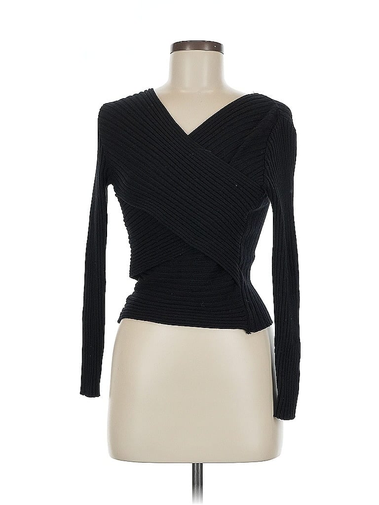 Pre-owned Blushe Impressions Cardigan Sweater In Black