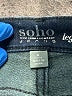Soho JEANS NEW YORK & COMPANY Solid Blue Jeans Size 6 - photo 7