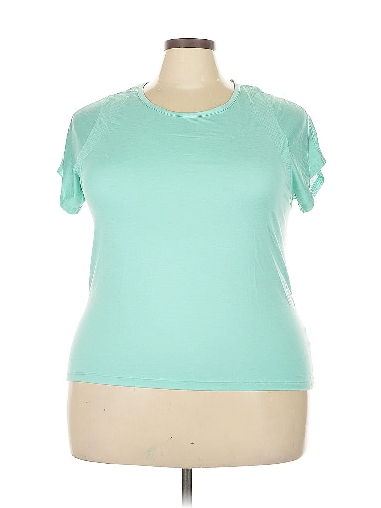 Pre-owned Avia Short Sleeve T-shirt In Blue