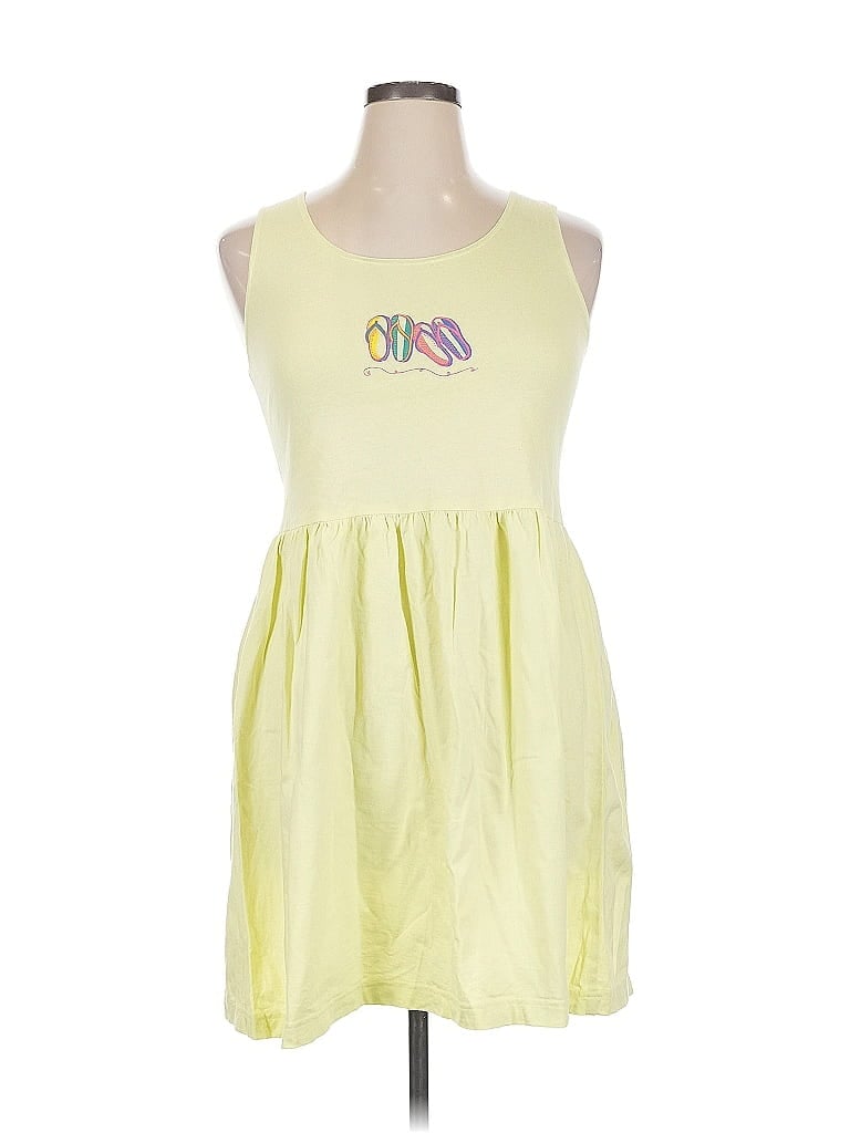 Pre-owned Assorted Brands Casual Dress In Yellow