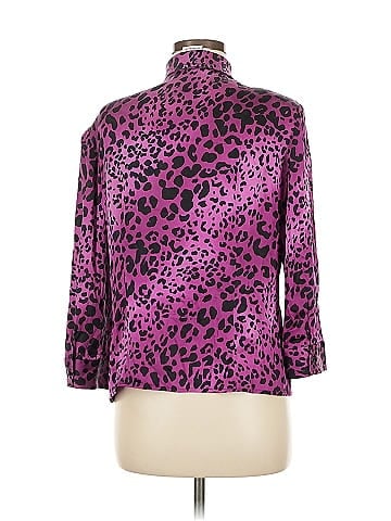 Carlisle 3/4 Sleeve Silk Top (view 2)