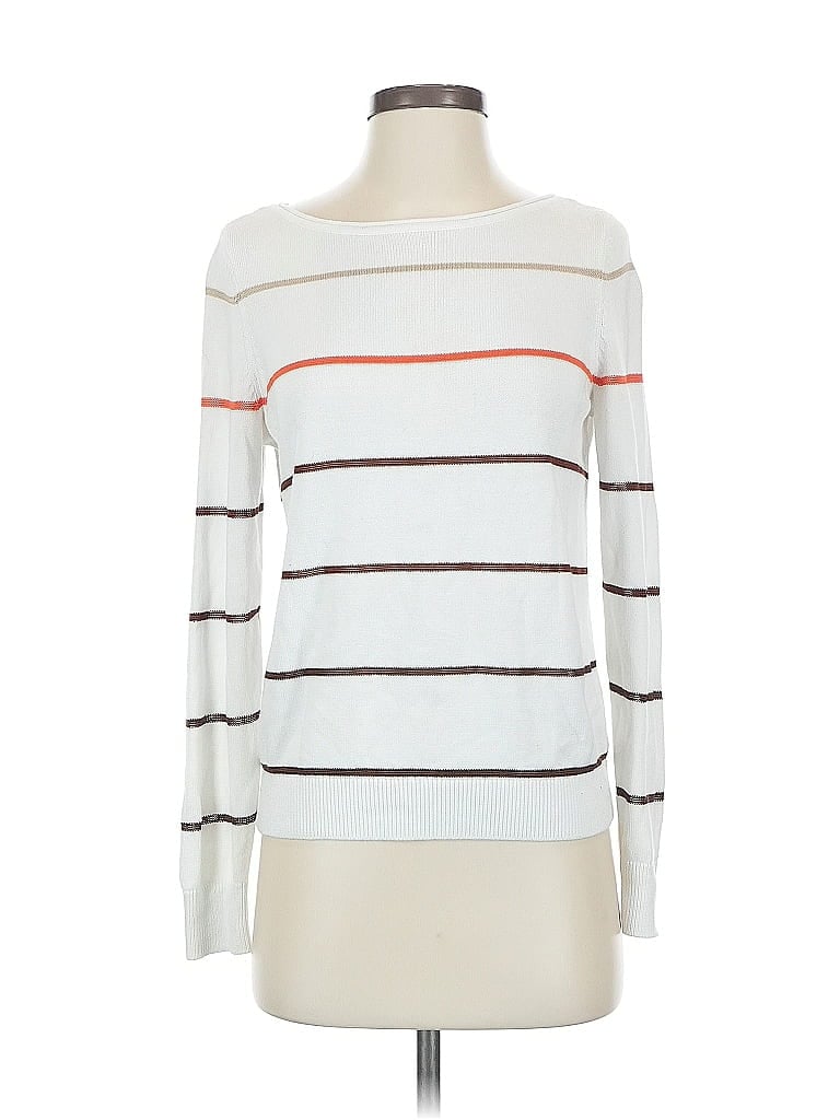 Pre-owned E3 By Etcetera Pullover Sweater In White