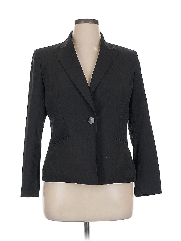 Pre-owned Kasper Blazer Jacket In Gray