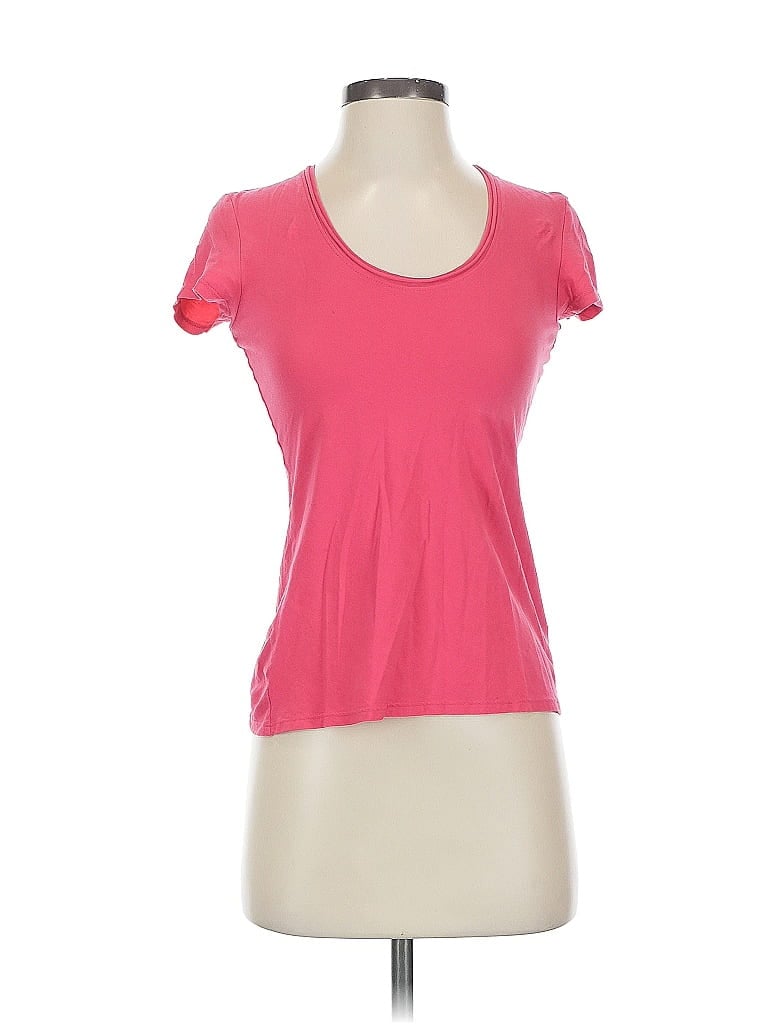 Pre-owned Banana Republic Short Sleeve T-shirt In Pink