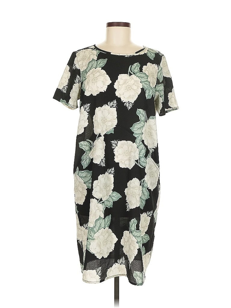 Pre-owned Downeast Casual Dress In Black