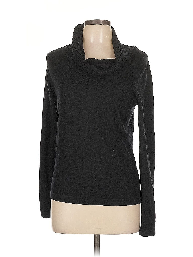 Pre-owned Gap Turtleneck Sweater In Black