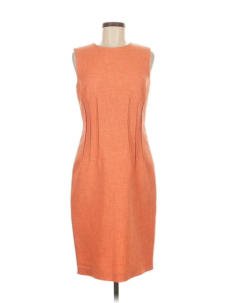 Pre-owned M David Meister Casual Dress In Orange
