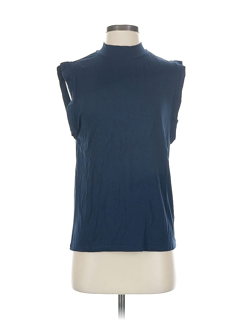 Click to view more detailed imagery on our partner's website Pre-owned People Sleeveless Blouse In Blue