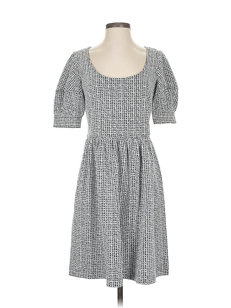 Pre-owned Ann Taylor Loft Casual Dress In Gray