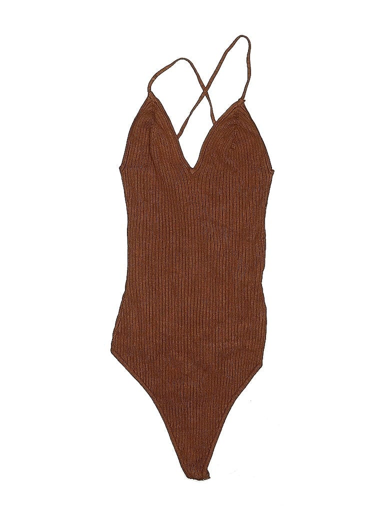Pre-owned Abercrombie & Fitch Bodysuit In Brown