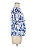 Unbranded Tie-dye Blue Short Sleeve Blouse Size M - photo 4