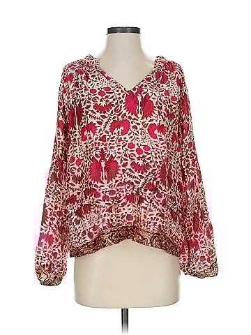 Natalie Martin Long Sleeve Silk Top (view 1)